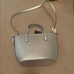 Kate Spade Silver Crossbody Bag